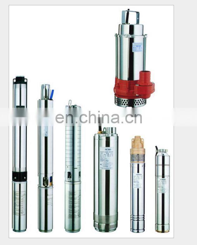 QJ deep well submersible pump with high head cast iron HT200 clear water centrifugal pump 380V/50HZ industrial