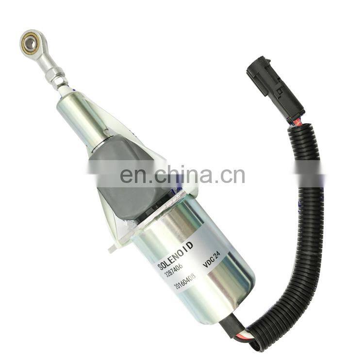 Heavy Equipment Excavator Parts Fuel Shut Off Solenoid Valve 3287406
