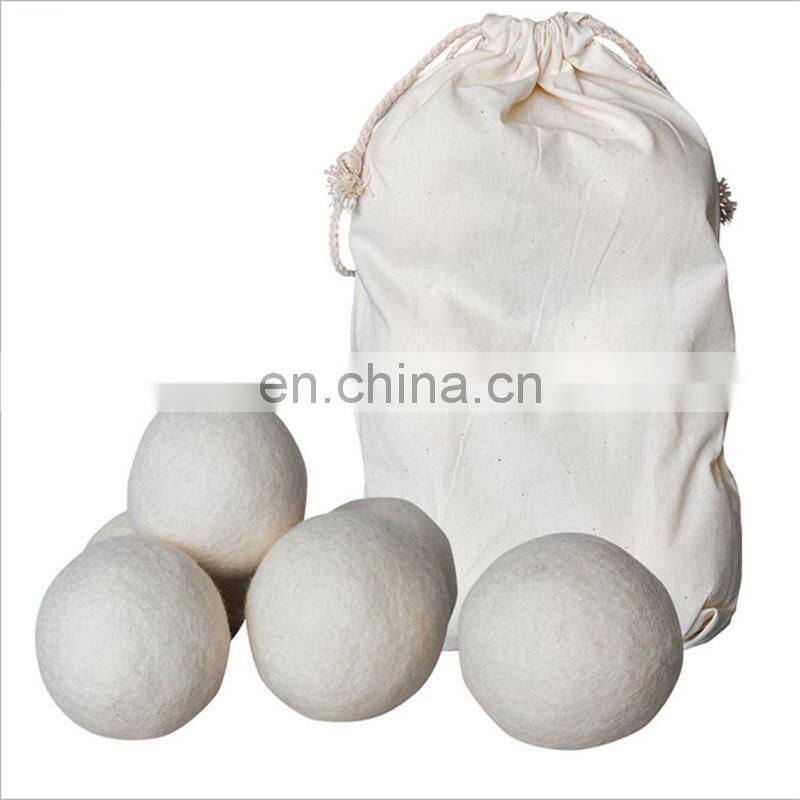 white color Brand new 6 pack wool dryer felt balls