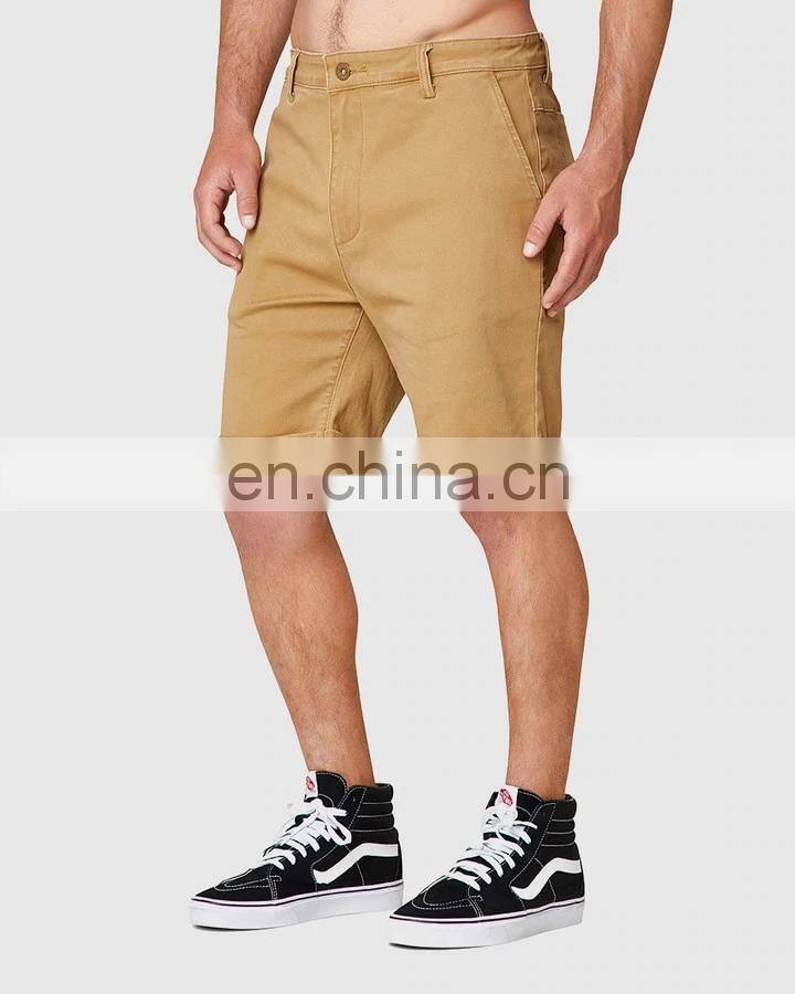 DiZNEW Outdoor streetwear 100% cotton denim chino shorts mens