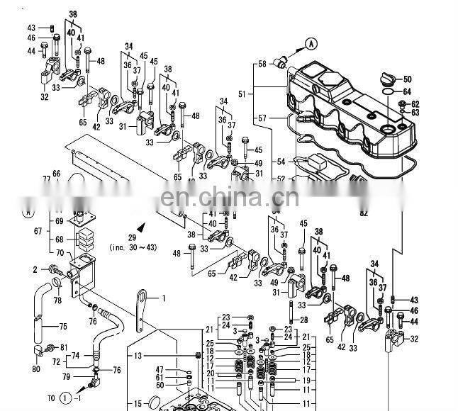 129001-32001 4D94LE 4D94E pump assy,lub oil