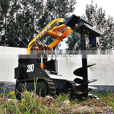 Post hole ground hole auger earth digger for skid steer