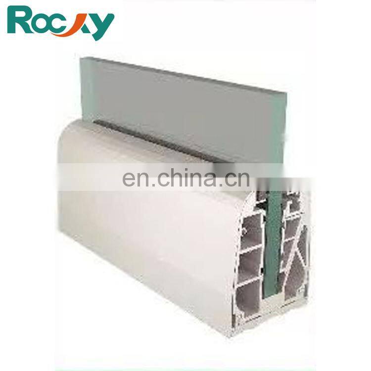 Sandblast anodized aluminium profile for glass railing aluminium profile system