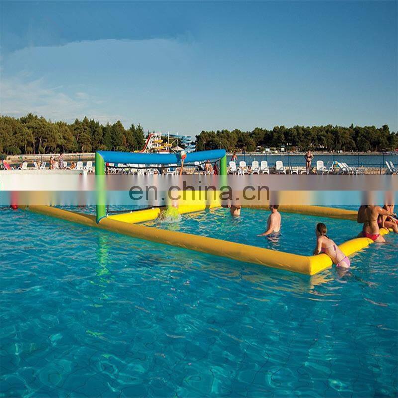 Customized Outdoor Inflatable Water Volleyball Court Inflatable Water Fun Equipment For Sale
