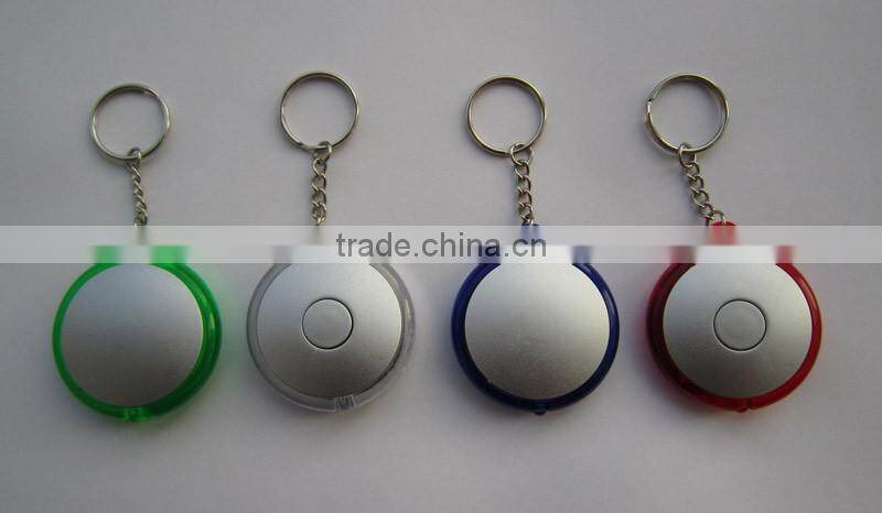 Promotional Gift Mini Bright Keychain Flashlight Flat Led Flashlight