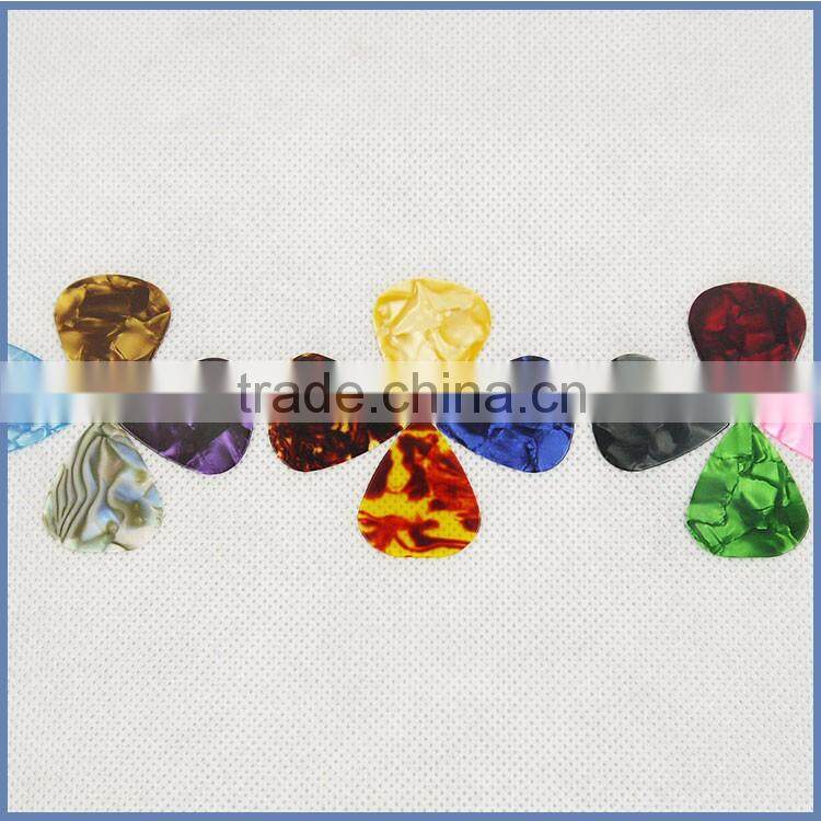 Guitar on stage performance guitar pick