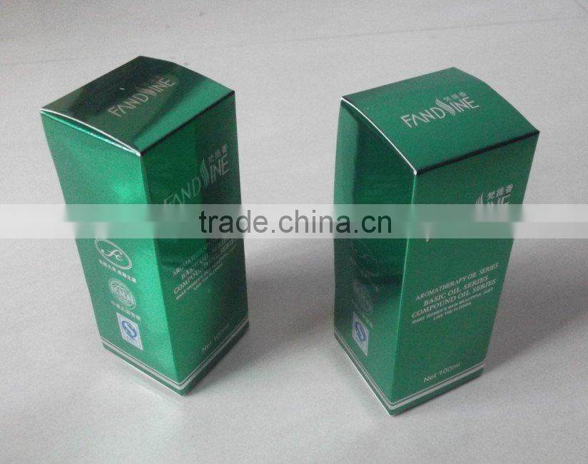cosmetic paper box with plastic window