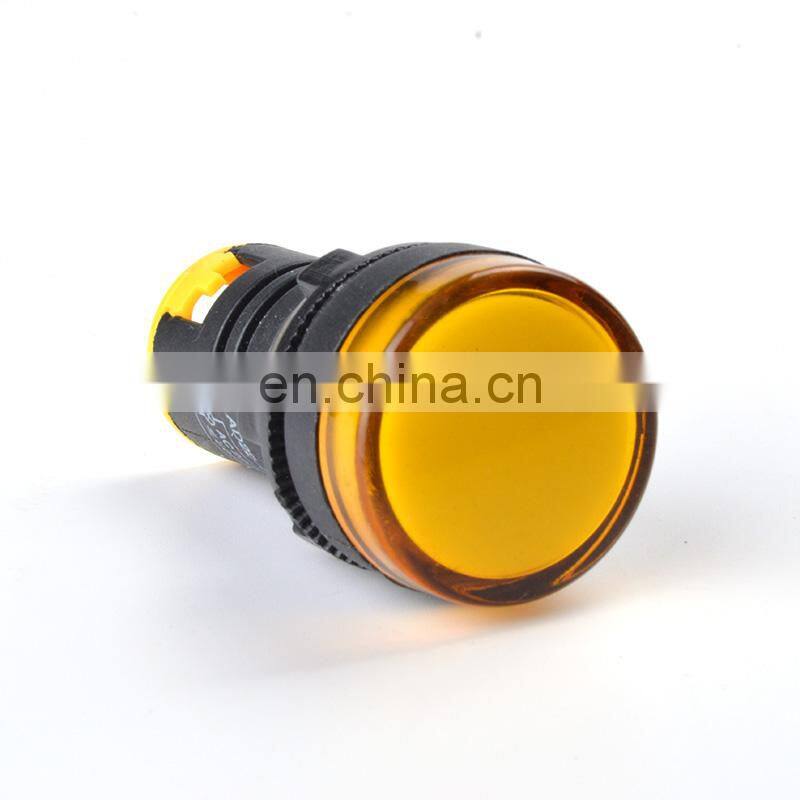 22mm Panel Mount LED Power Electronic Indicator Pilot Signal Light Lamp 12V 24V 110V 220V 380V LED Indicator Signal Light
