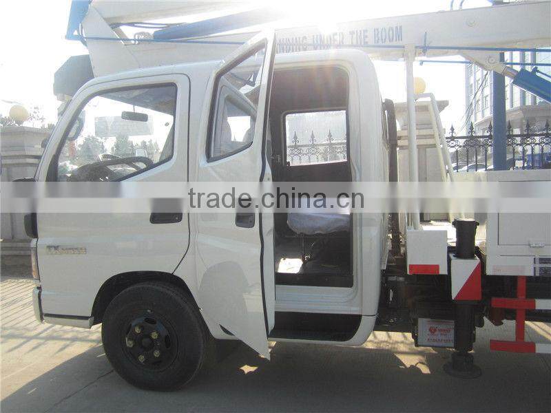 14m working height Foton Aumark man lift truck