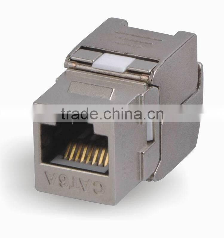 Keystone Jack CAT6a Shielded Modular Jack