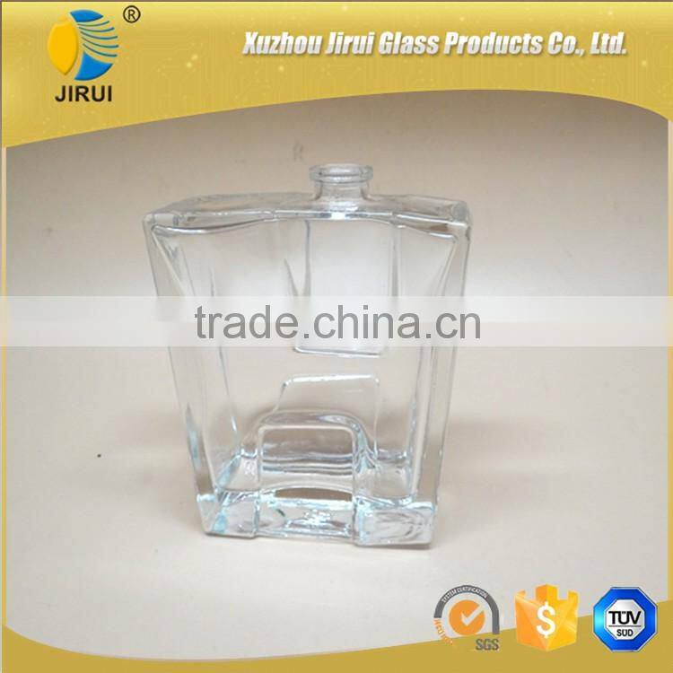 100ml clear glass perfume bottle with sprayer