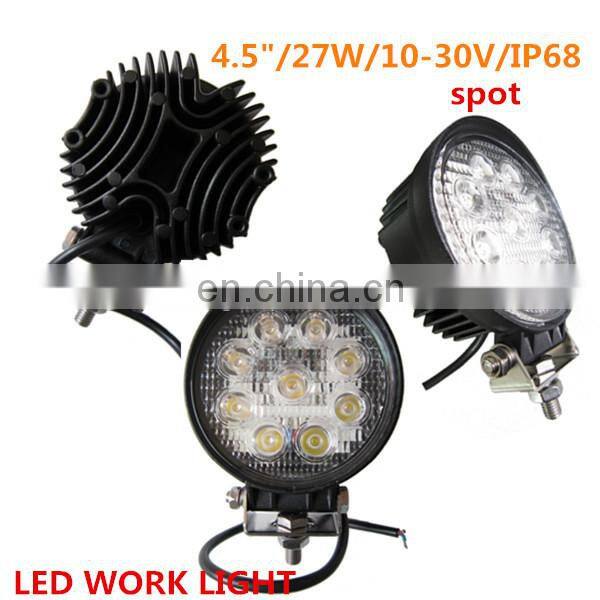 led work light spot/flood beam led driving light IP68 waterproof LED927R