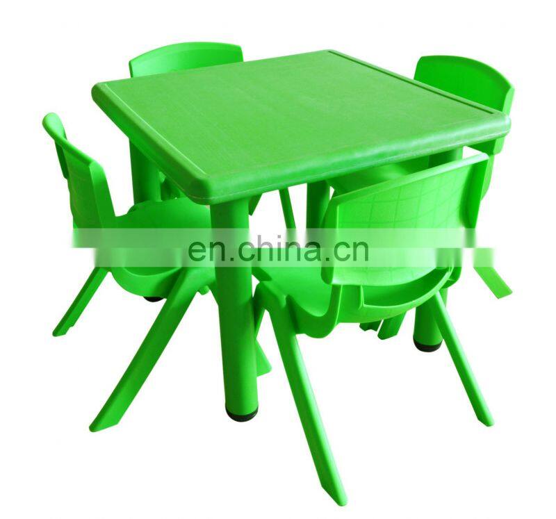 Professional Manufacturer Kindergarten Preschool Cheap Plastic Study Table Kids Furniture Table and Chiars Set