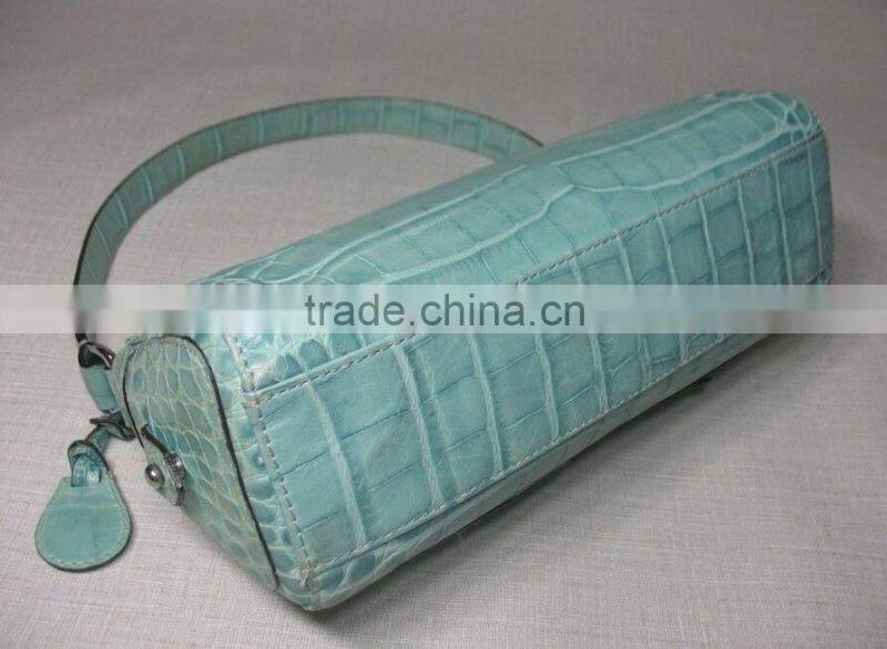 Smooth leather pocket fancy handbag