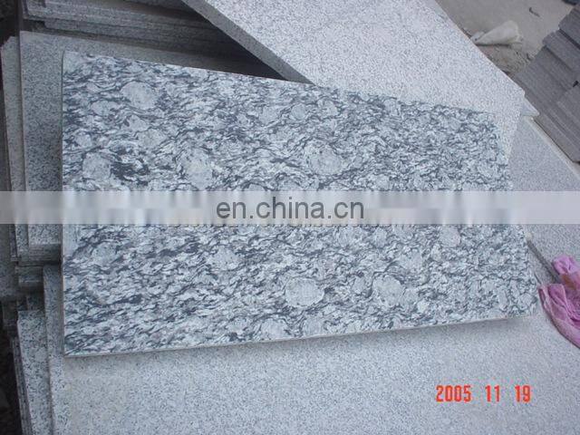 Polished white wave granite for floor