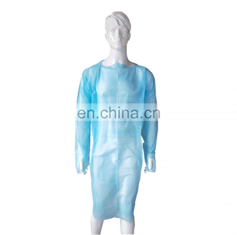PP+PE Disposable Isolation Gown