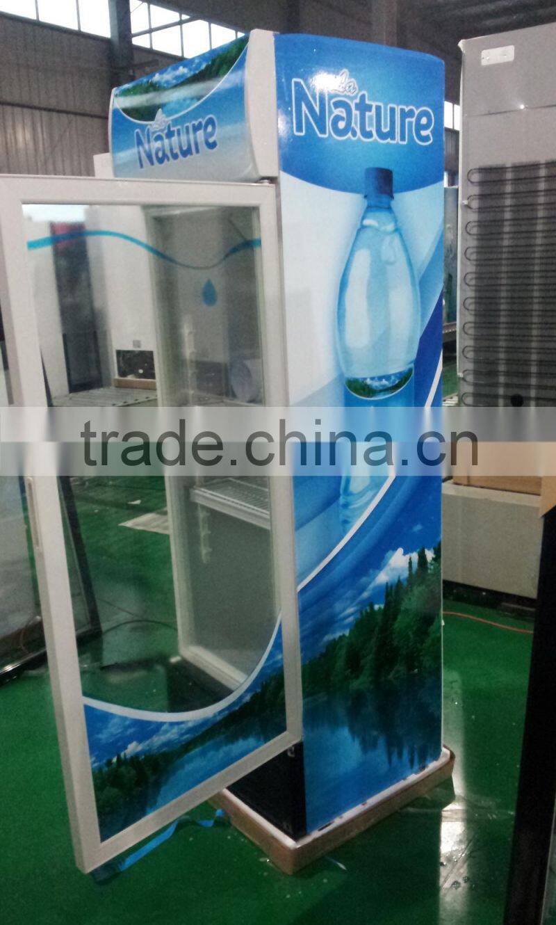 Supermarket lock big top lamp refrigerated showcase