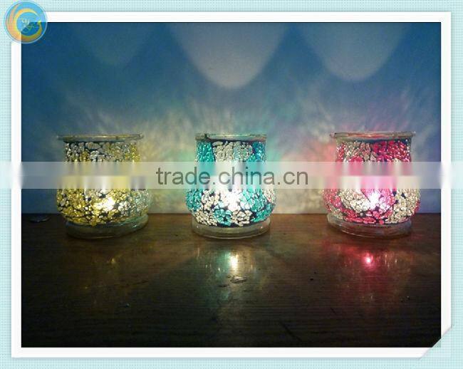 mosaic hanging jar handmade