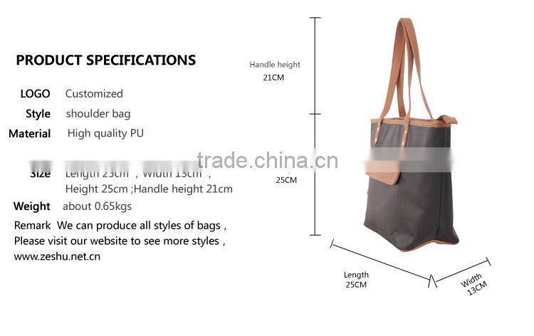 korea fashion lady pu hand bag fashion shopping bag