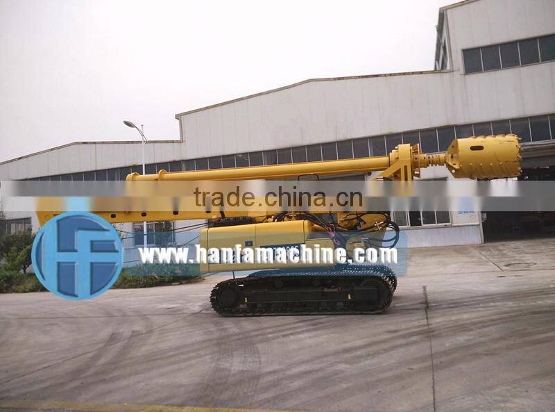 30m drilling depth , HFD 530 borehole piling rig,piling driver
