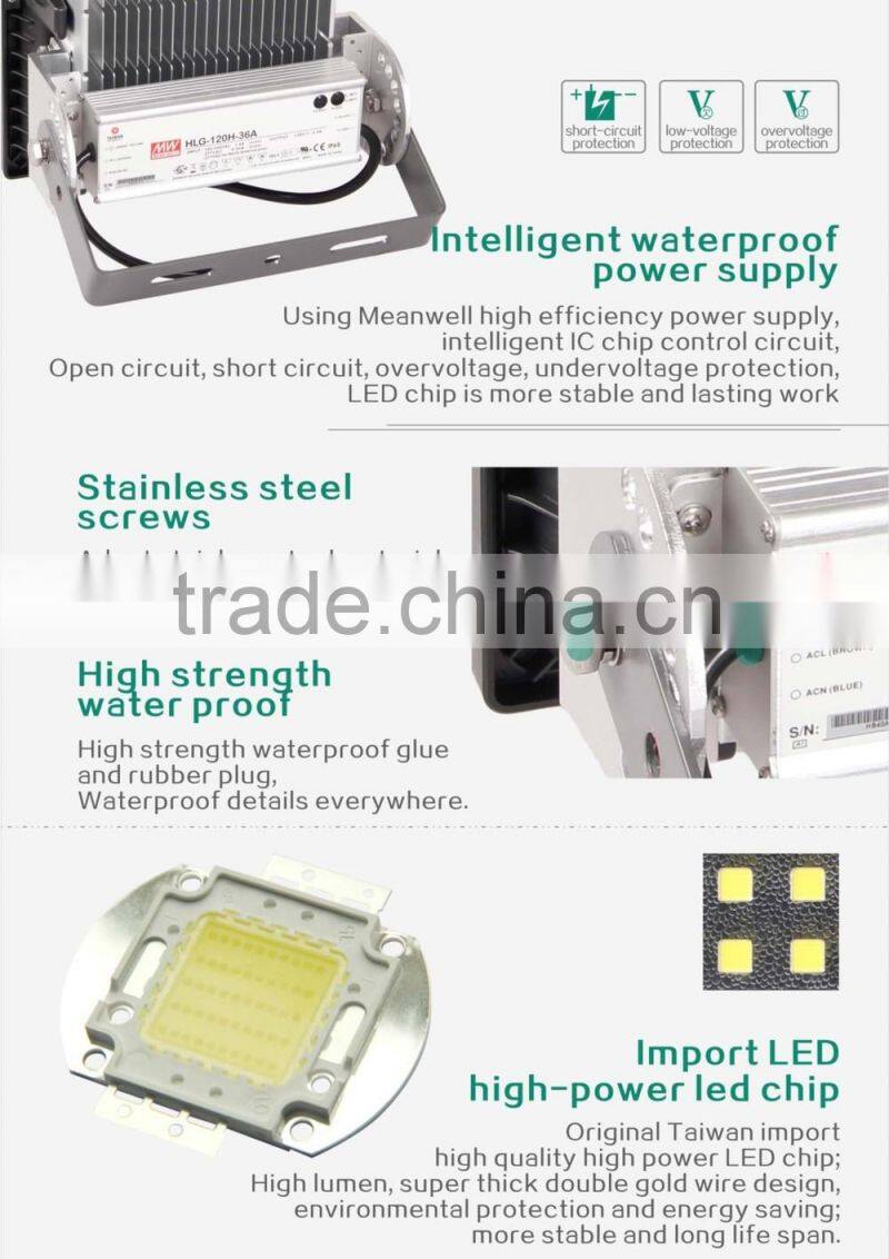 Bridgelux MW Driver Pccooler 50w led floodlight