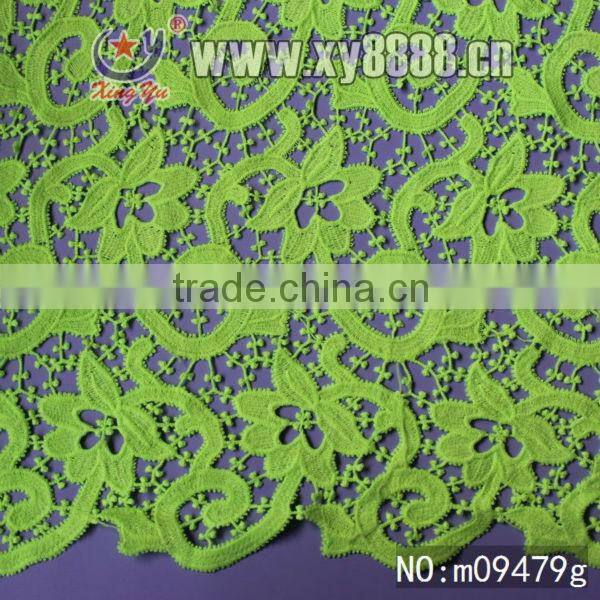 2014 Allover Embroidery Guipure Fabric Factory Lace