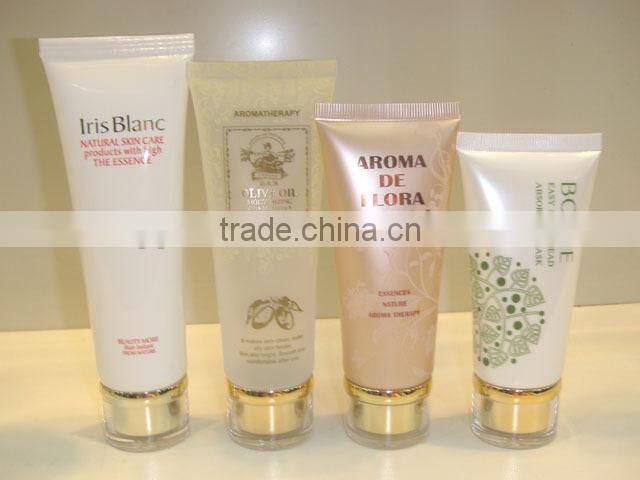 cosmetic tube with acrylic cap,cosmetic container, girl tube