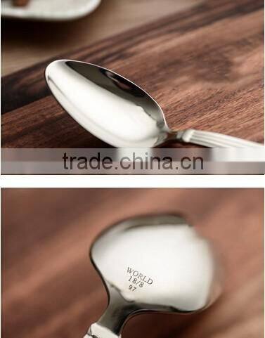 3 pcs 304# Stainless steel cutlery for family use