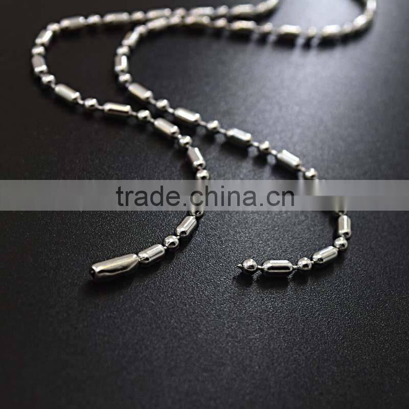 Beaded Necklaces Type Stainless Steel Jewelry Main Material Bead necklace