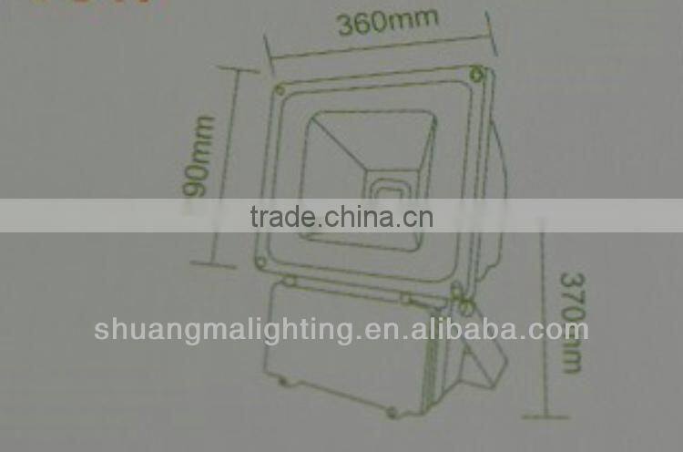 High Luminous Efficacy 70W LED Flood Light