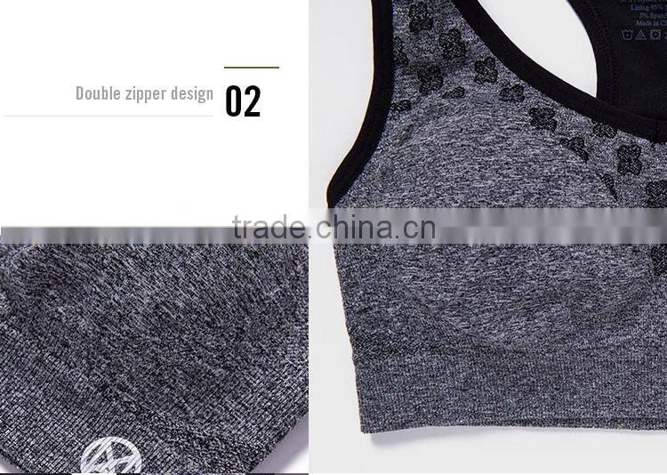 New products 2016 Fitness Stretch Workout Tank Top , Fitness Yoga Bra ,Padded Sport Bra