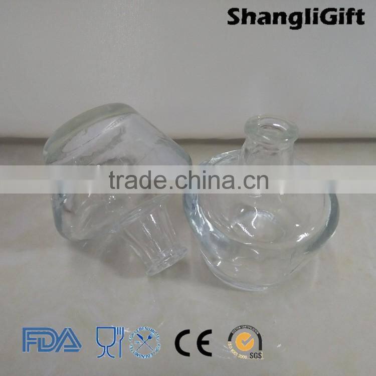 17ml Apple Shape Mini Glass Bottle Glass Pendant