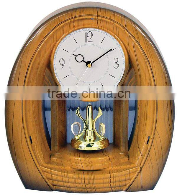 Plastic Table Clocks With Pendulum