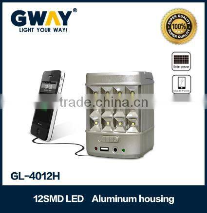 12 pcs SMD emergency lamp Aluminum mini body with usb output