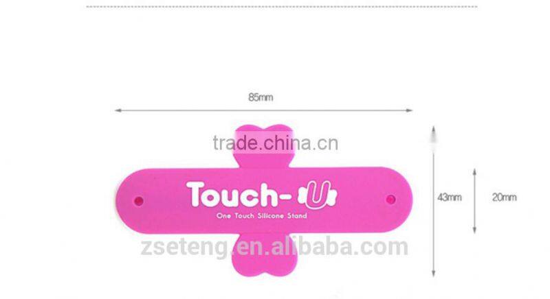HOT Selling Custom-logo silicone cell phone stand
