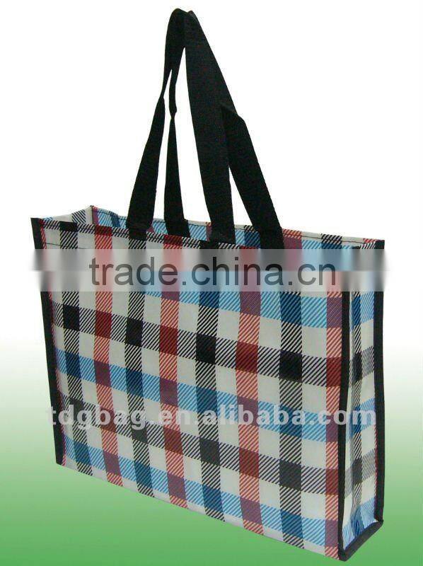 2014 plaid shopping bag