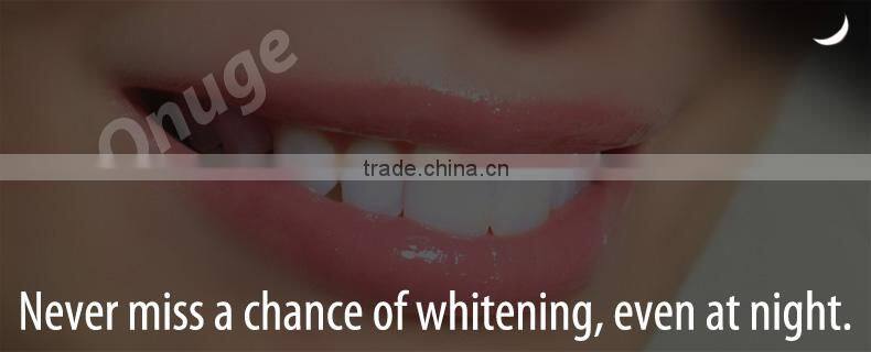 Onuge Night Teeth Whitening Strips, use before sleeping and get up with charming smile