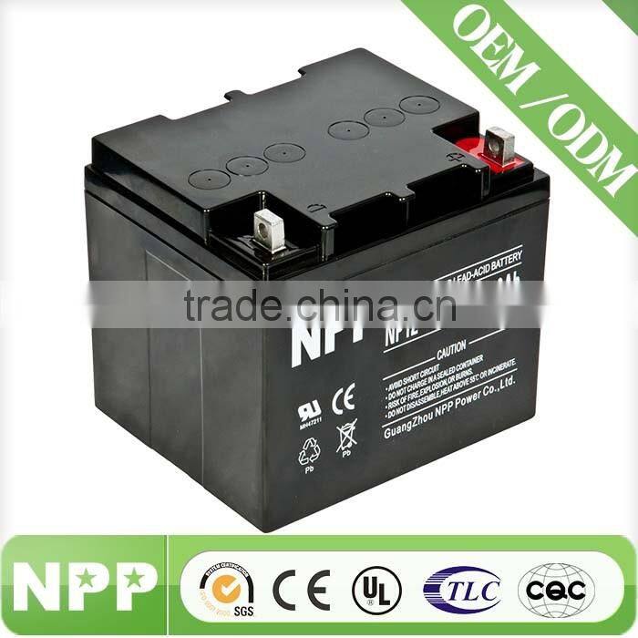 Auto battery car battery12v40ah battery deep cycle battery