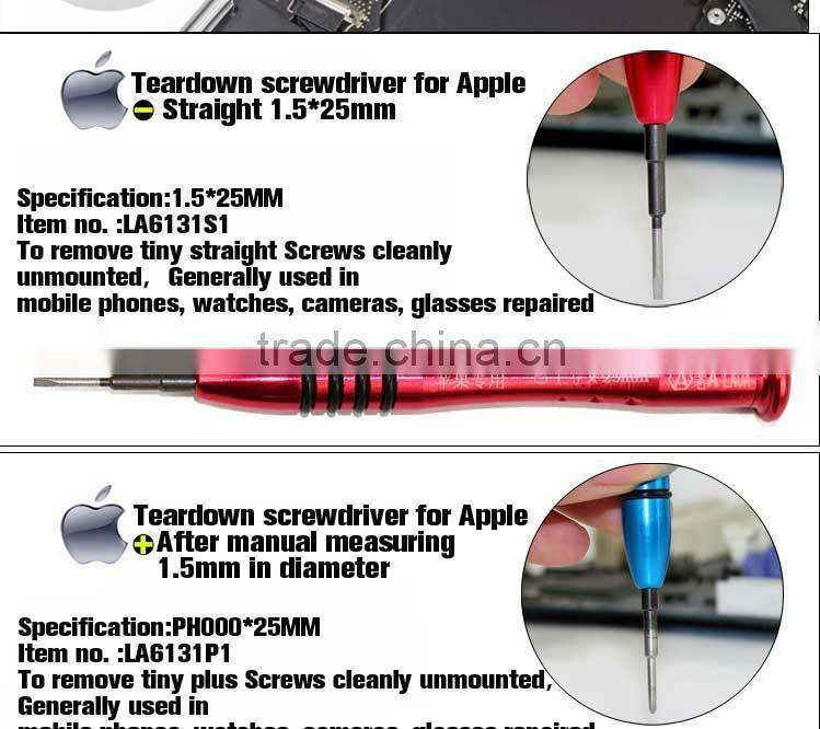 5 in 1 LAOA mobilphone cell phone repair professional tearing crossed star type slotted screwdriver screwdriver set