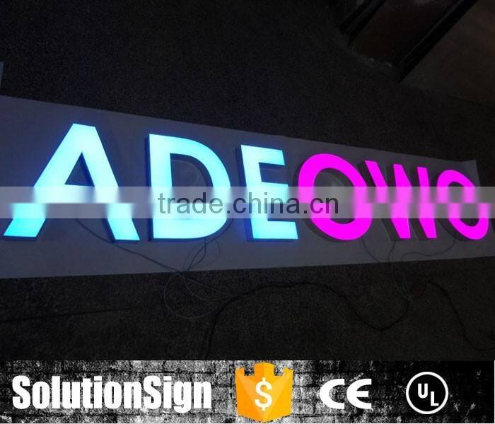 Custom Made Outdoor 3D LED Company Logo Sign Custom LED Signs