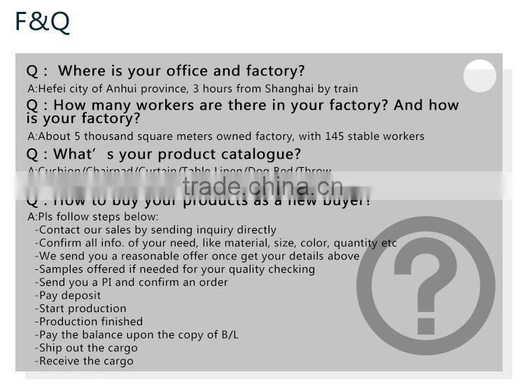 Plush linen fabric painting designs cushion cover