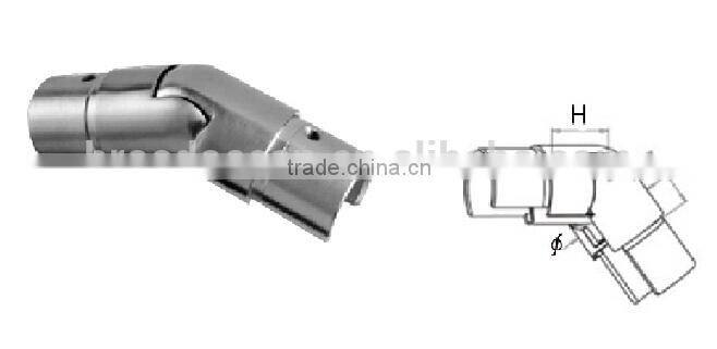 stainless steel pipe handrail slot round tube