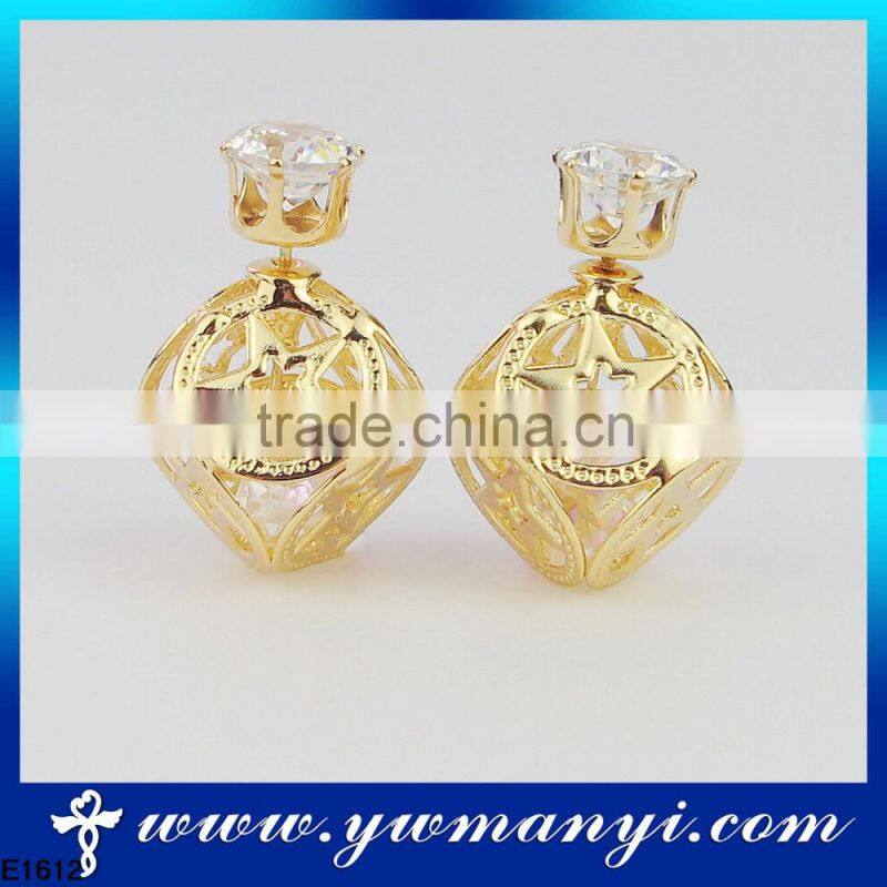 Factory wholesale new 2016 latest gold earring designs
