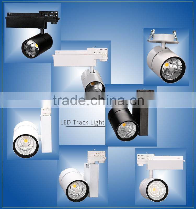 2015 Hot Selling CE RoHs Aluminum Power saving and low cost high quality 25W citizen cob led track light with 5 years warranty