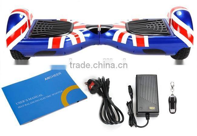 6.5 Inch Ancheer 2 wheel self-balancing scooter roam electric with LG battery UK plug Benz wheel AM002735