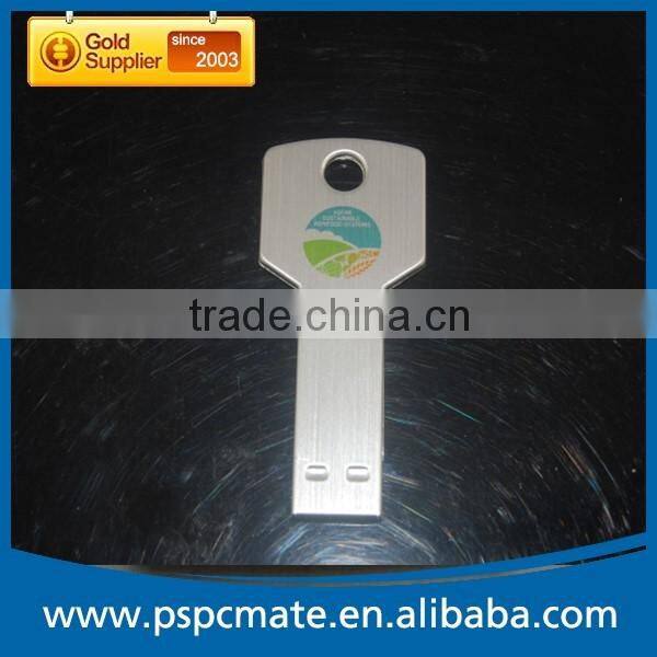 Custom Metal Key Shape USB Memory Stick 8G 16G