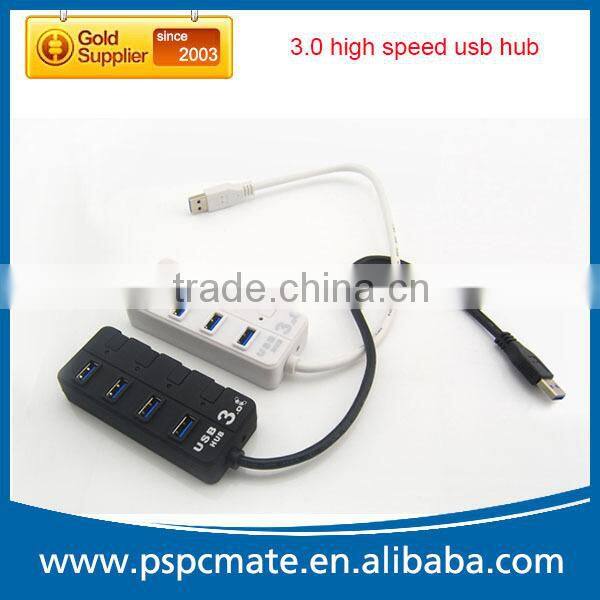 Super Speed USB 3.0 Hub 4 Port with Power Cable USB Type A to Micro 3.0 B Cable