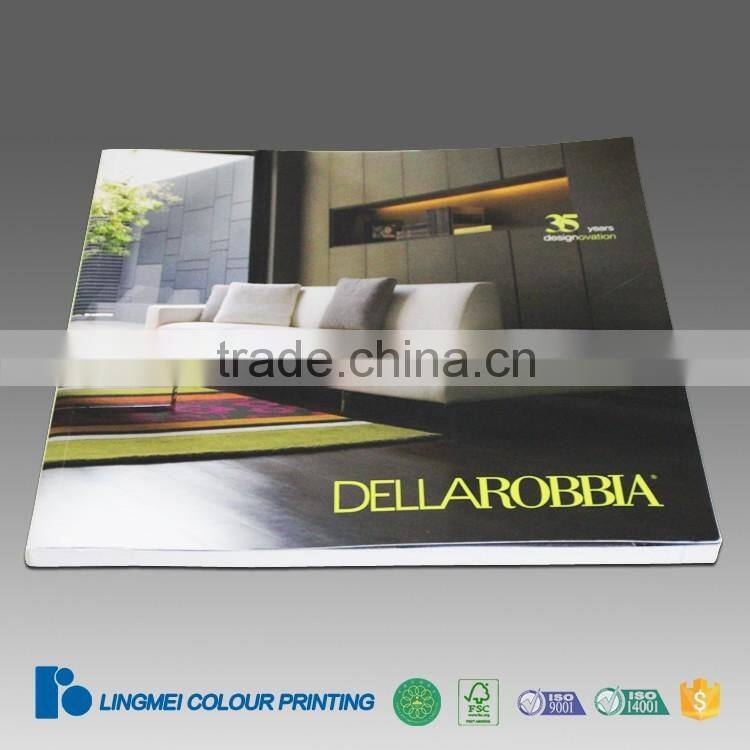 High Quality Custom Home Furniture Product Catalog Print with Lamination