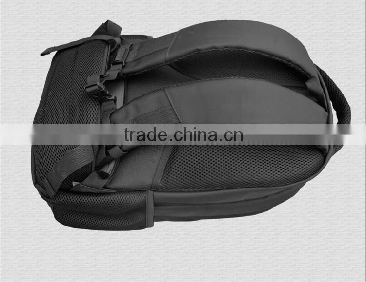 Exquisite hiking chargeable black solar panel backpack