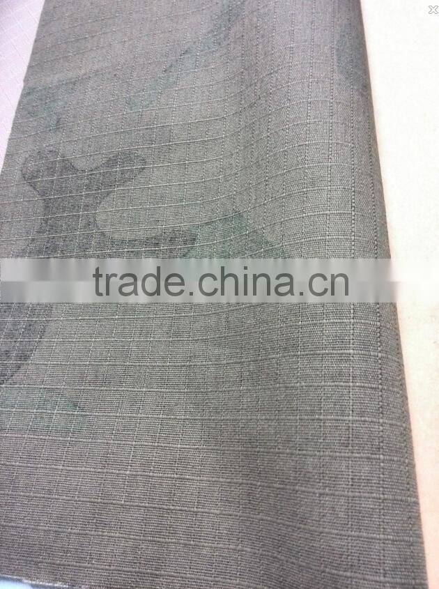 camouflage pattern,army cloth fabric,grid pattern,jacquard fabric,four color printed